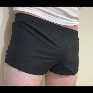 Black lounge shorts. Size small, maybe an extra small…